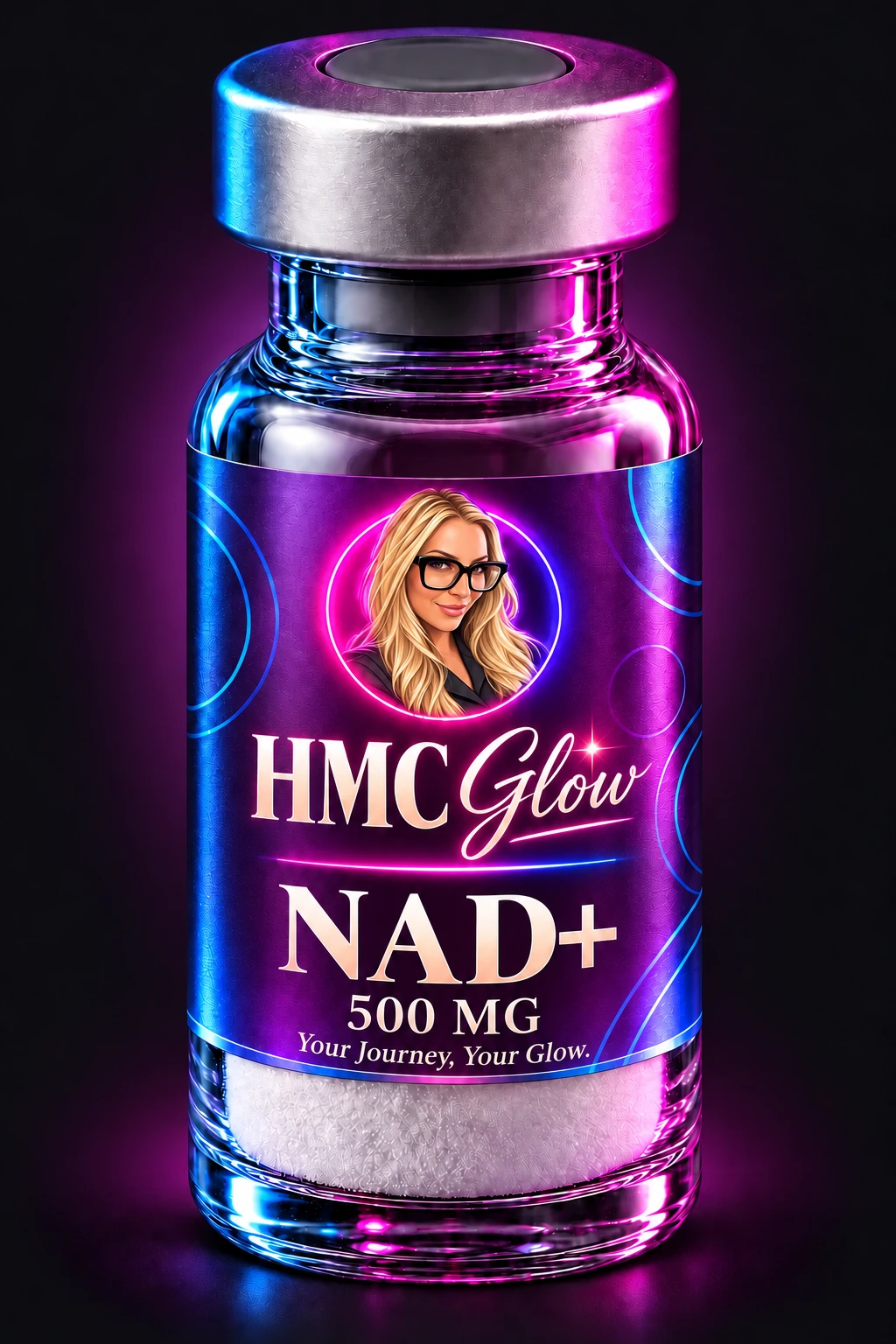 NAD+ 500mg vial by HMC Glow